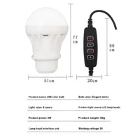 Stunning Color LED Bulb with 5V Mobile Power for Powerful Lighting