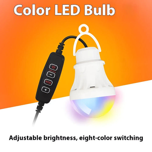 Stunning Color LED Bulb with 5V Mobile Power for Powerful Lighting