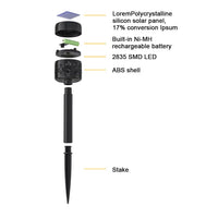 Stylish Solar Lawn Light for Garden Decoration and Lighting