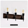 Stylish Wall Light Living Room with Elegant Black and Wood Finish