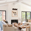 Stylish Wall Light Living Room with Elegant Black and Wood Finish