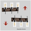 Stylish Wall Light Living Room with Elegant Black and Wood Finish