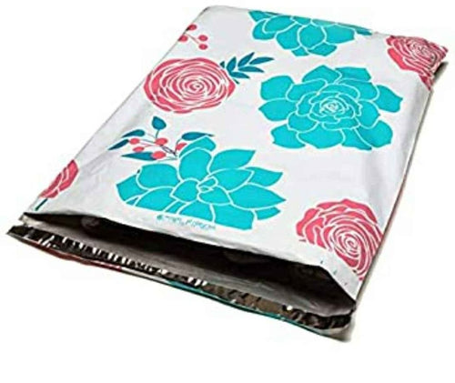 Succulent Flowers Poly Mailers Size 19x24 Colorful Shipping Bags