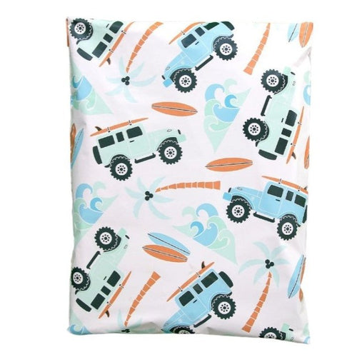 Summertime Poly Mailers Size 12x15.5 Camping Surfing Shipping Bags