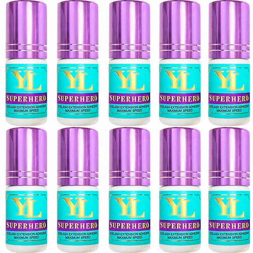 SUPERHERO Lash Glue 0.5-1 Second Fast Dry | EXTRA STRONG- LONG RETENTION 8 weeks【For low to medium humidity】