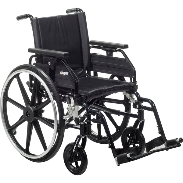 Viper Plus GT Wheelchair with Universal Armrests, Swing-Away Footrests, 22" Seat RIO Medical Supplies