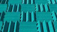 4 Inch Acoustic Foam Wedge Style Panels - 13 Color Options