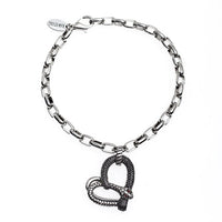 Temptation Snake Charm Bracelet Stainless Steel Gothic