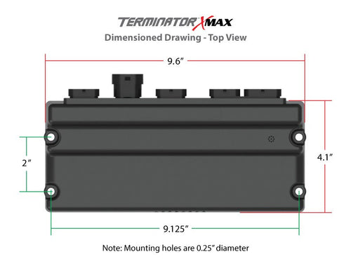 EFI Terminator X Max - LS1/LS624x Crank - 1x Cam - EV6 Injectors - Drive-By-Wire Throttle Body Control - 3.5 in. Touchscreen