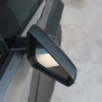 [Carbon Fiber Pattern ABS] Texture Side Mirror Cap Rearview Protective Cover For Cybertruck (2 Pcs))