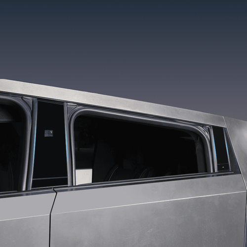 Tesla Cybertruck B & C Pillars & Door Buttons Wrap