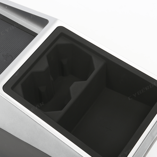 Tesla Cybertruck Center Floor Organizer & Trash Bin