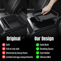 Tesla Cybertruck Double Layer Console Organizer