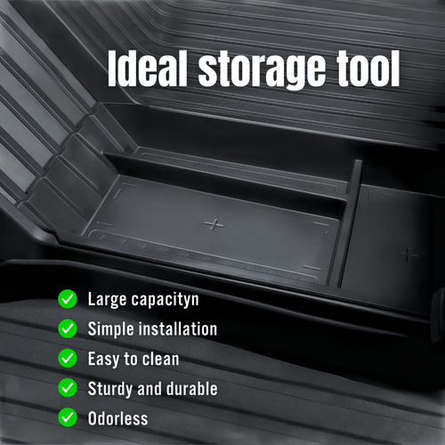 Tesla Cybertruck Floor Organizer Tray Lower Console Storage