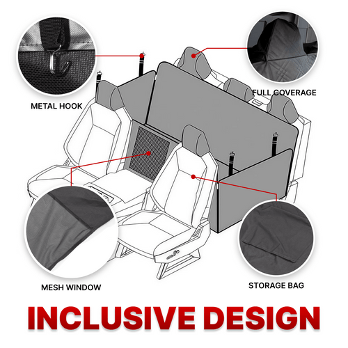 Tesla Cybertruck Pet Rear Seat Cover