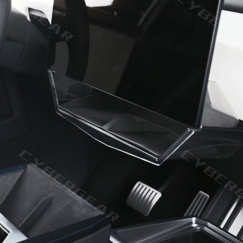 Tesla Cybertruck Under Screen Storage Organizer Upgrade Version