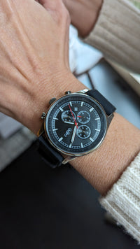 Black Sport Chronograph The Beyond Boring Watch Company