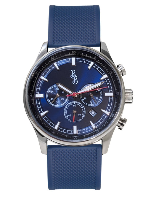 Blue Sport Chronograph The Beyond Boring Watch Company