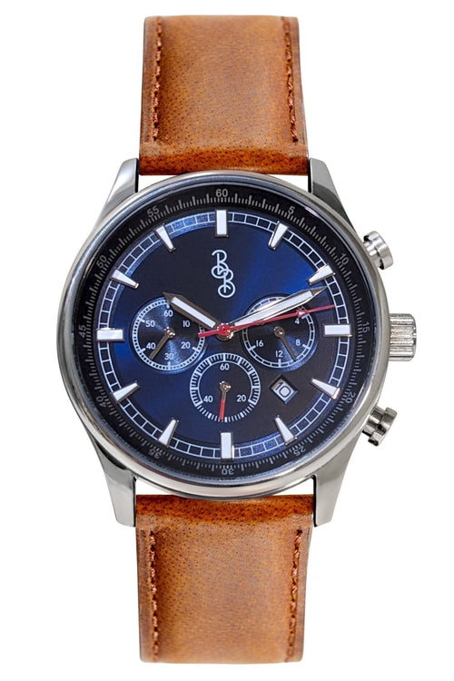 Blue Sport Chronograph The Beyond Boring Watch Company