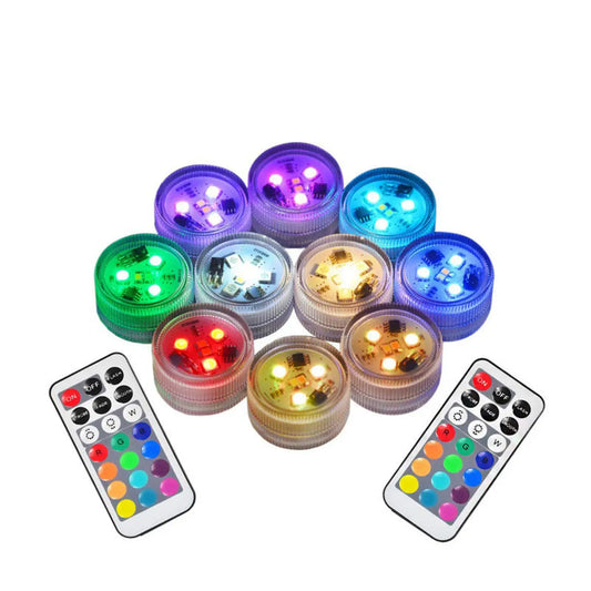 Three Diamond LED Aquarium Lights with RGB Remote Control