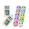 Three Diamond LED Aquarium Lights with RGB Remote Control