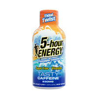 24 Pack 5-hour ENERGY Extra Strength Shots, Tidal Twist Flavor, 1.93 Fl Oz