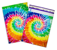 Tie Dye Poly Mailers Size 6x9 Colorful Shipping Bags