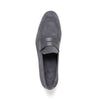 16-672-GRY Tippa Suede & Calfskin Penny Loafers Grey