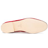 16-672-RED Tippa Suede & Calfskin Penny Loafers Red