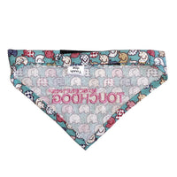 Touchdog Designer Hook-and-Loop Pet Bandana - Aqua