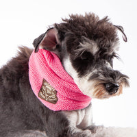 Touchdog Heavy Knitted Designer Fashion Winter Dog Scarf
