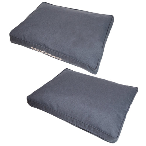 Touchdog 'Hushky' Water-Resistant Premium Raised Rectangular Dog Mat