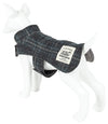 Touchdog ® 2-In-1 Windowpane Plaid Matching Dog Jacket and Reversible Dog Mat