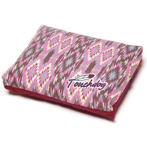 Touchdog ® '70's Vintage-Tribal' Rectangular-Boxed Designer Dog Bed