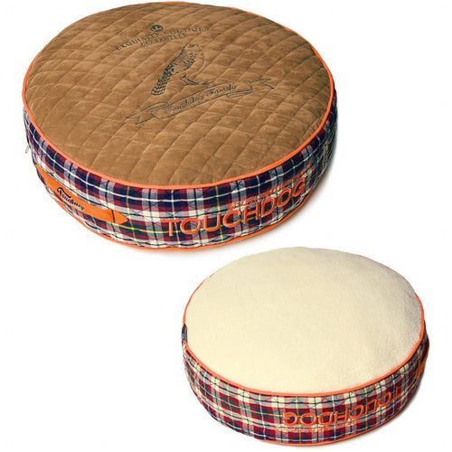 Touchdog ® 'Bark-Royale' Quilted and Raised Premium Rounded Designer Dog Bed