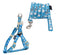 Large / Blue Pattern