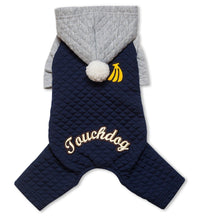Touchdog ® Designer Quilted Full-Body Hooded Dog Sweater