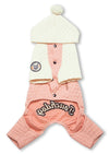Touchdog ® Designer Quilted Full-Body Hooded Dog Sweater