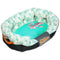 Medium / Turquoise Blue, Cream White
