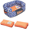 Touchdog ® 'Lazy-Bones' Rabbit-Spotted Designer Couch Dog Bed