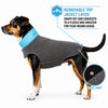 Touchdog ® Lightening-Shield 2-in-1 Dual-Removable-Layered Waterproof Dog Jacket