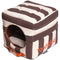 Cocoa Brown, White