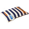 Large / Blue, White