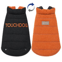 Touchdog ® Waggin Swag Ultra-Plush Insulated and Reversible Dog Coat