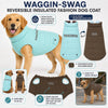 Touchdog ® Waggin Swag Ultra-Plush Insulated and Reversible Dog Coat