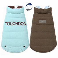 Touchdog ® Waggin Swag Ultra-Plush Insulated and Reversible Dog Coat