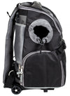 Touchdog ® 'Wuffle Duffle' 2-in-1 Wheeled Backpack Sporty Pet Carrier