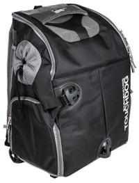 Touchdog ® 'Wuffle Duffle' 2-in-1 Wheeled Backpack Sporty Pet Carrier