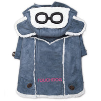 Touchdog 'Tuskegee' Aero-Vintage Designer Fashion Winter Dog Coat