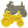 Tractor Nylon Dog Toy for Aggressive Chewers | USA Made | SodaPup